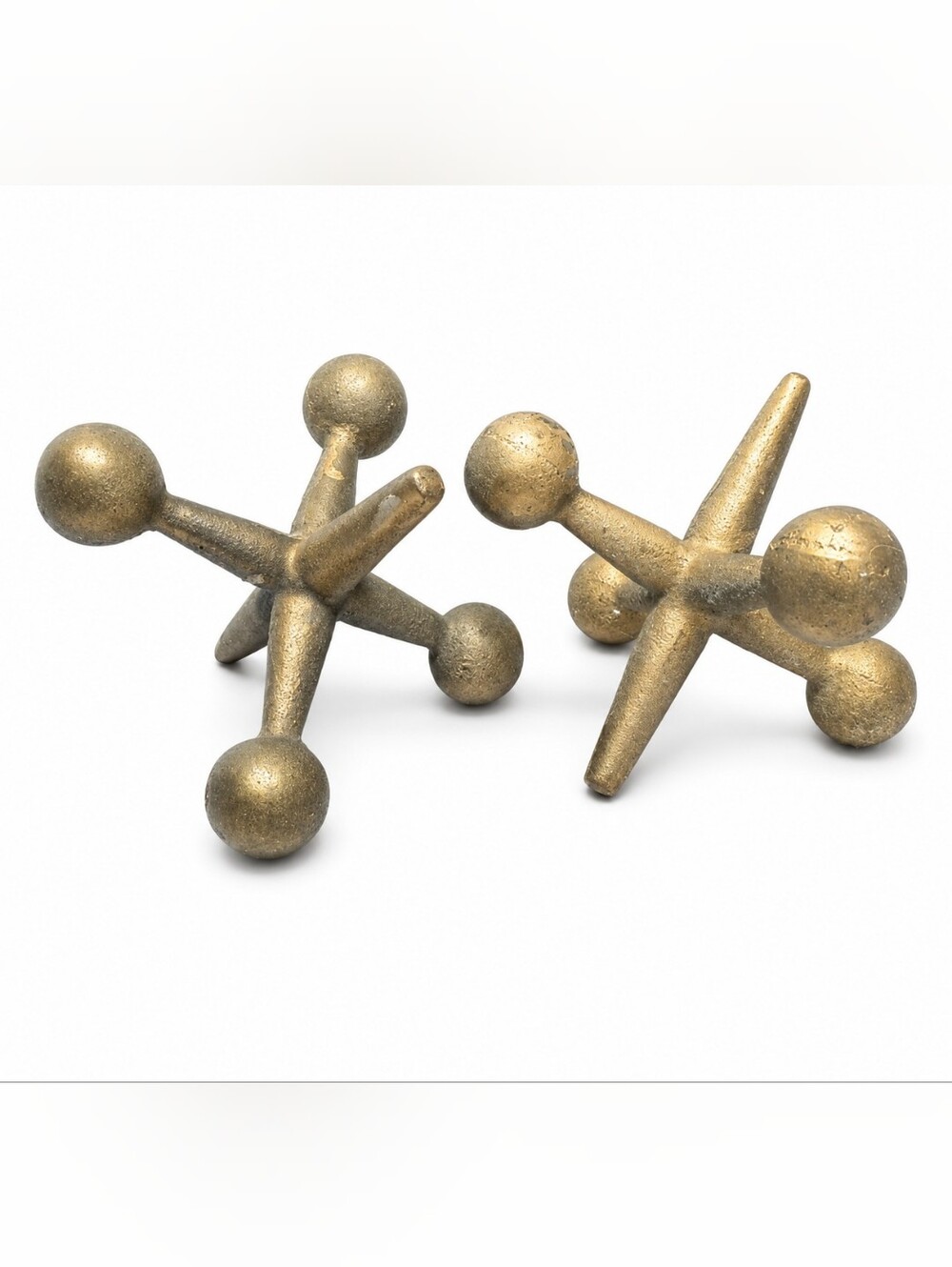 Vintage Mid-Century Modern Jacks Sculptures